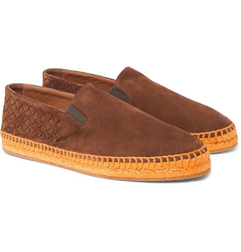 Bottega Veneta Intrecciato Suede Espadrilles