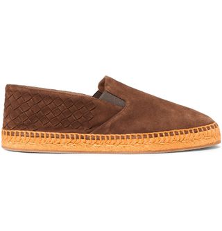 Bottega Veneta Intrecciato Suede Espadrilles — view 4