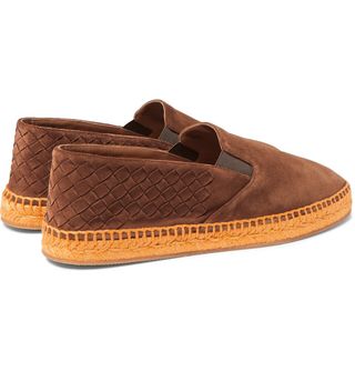 Bottega Veneta Intrecciato Suede Espadrilles — view 5