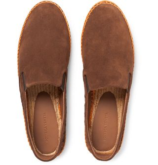 Bottega Veneta Intrecciato Suede Espadrilles — view 8