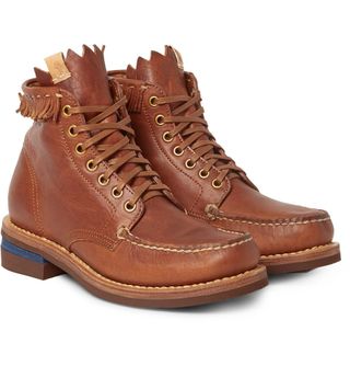 Visvim Fringed Leather Boots — view 2
