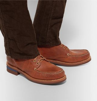 Visvim Fringed Leather Boots — view 3