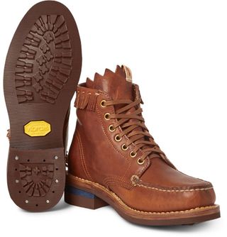 Visvim Fringed Leather Boots — view 4