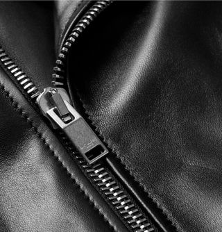 Yves Saint Laurent Leather Biker Jacket — view 5