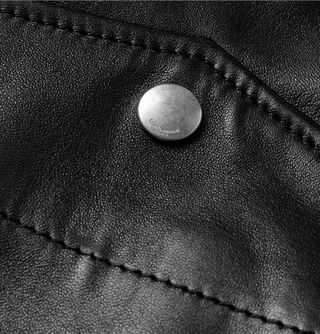 Yves Saint Laurent Leather Biker Jacket — view 7