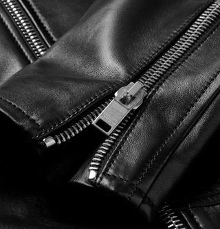 Yves Saint Laurent Leather Biker Jacket — view 8