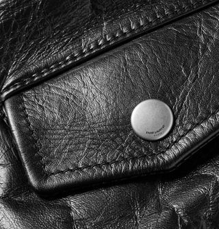 Yves Saint Laurent Full-Grain Leather Biker Jacket — view 5