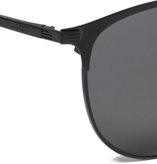 Yves Saint Laurent Round-Frame Matte-Titanium Sunglasses — view 4