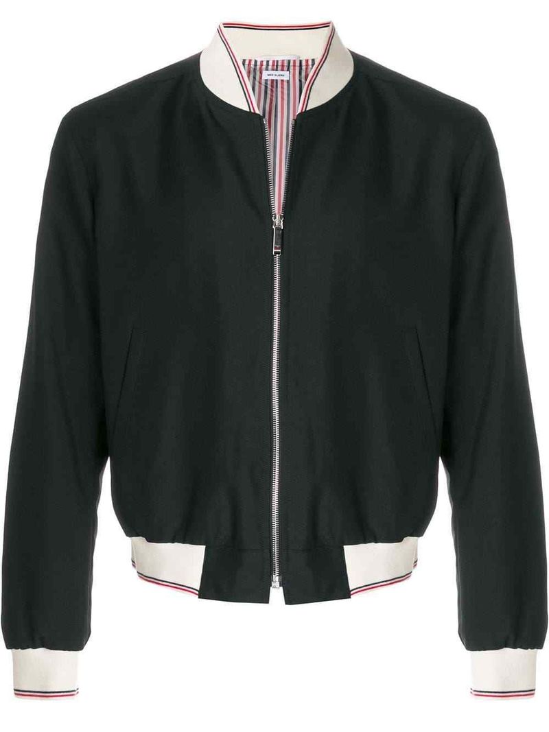 Thom Browne Long Sleeve Bomber Jacket — view 1