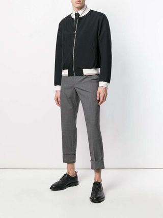Thom Browne Long Sleeve Bomber Jacket — view 2