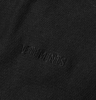 Vetements Skinny-Fit Loopback Cotton-Blend Jersey Sweatpants — view 7