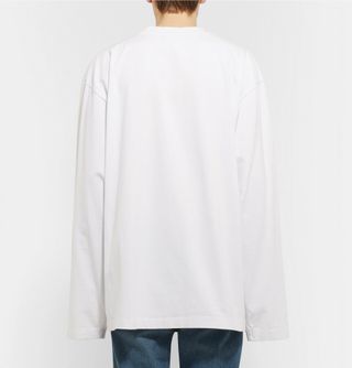 Vetements × Umbro Oversized Printed Cotton-Jersey Sweatshirt — view 4