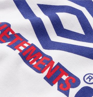 Vetements × Umbro Oversized Printed Cotton-Jersey Sweatshirt — view 6