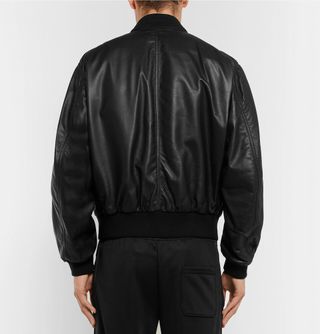 Burberry Leather Bomber Jacket — view 4