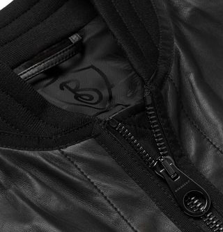 Burberry Leather Bomber Jacket — view 7