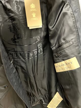 Burberry Leather Bomber Jacket — view 8