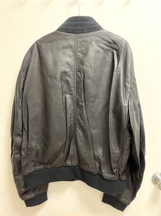 Burberry Leather Bomber Jacket — view 10
