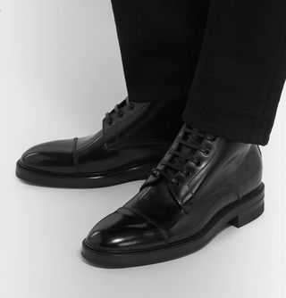 Paul Smith Master Polished-Leather Boots — view 5
