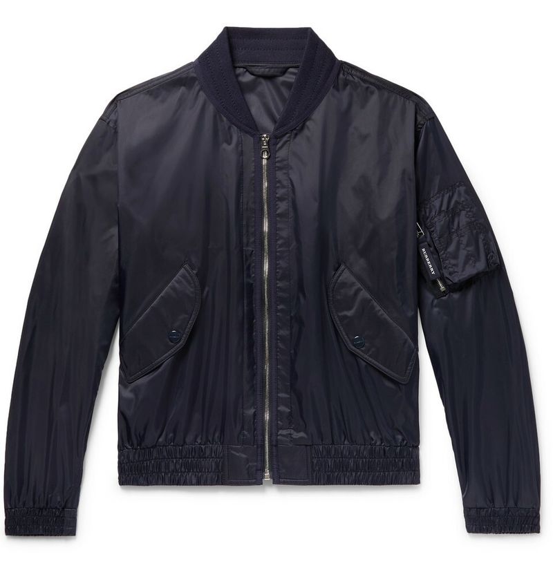 Burberry Nylon Bomber Jacket — view 1