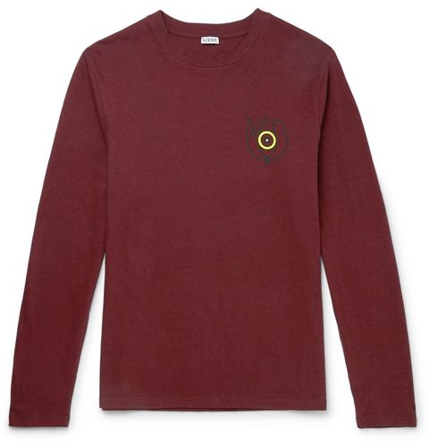 Loewe Printed Cotton-Jersey T-Shirt