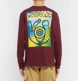 Loewe Printed Cotton-Jersey T-Shirt — view 4