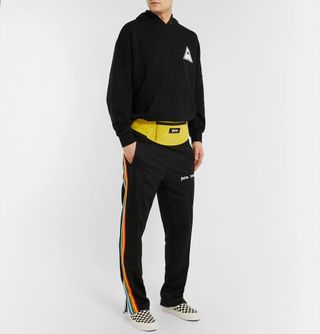 Palm Logo-Appliquéd Suede Belt Bag — view 2