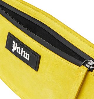 Palm Logo-Appliquéd Suede Belt Bag — view 3