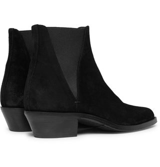 Yves Saint Laurent Dakota Brushed-Suede Chelsea Boots — view 5