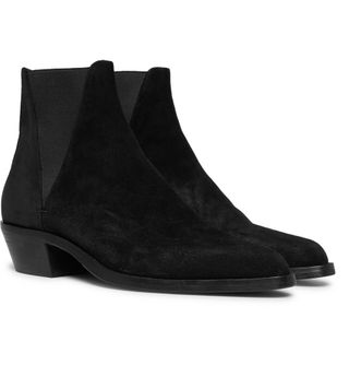 Yves Saint Laurent Dakota Brushed-Suede Chelsea Boots — view 2