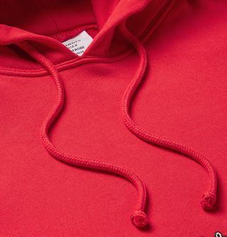 Vetements Oversized Embroidered Fleece-Back Cotton-Jersey Hoodie — view 6