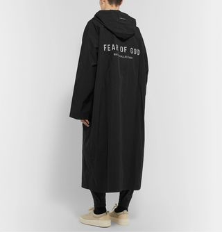 Fear of God "sixth Collection" Oversized Nylon Hooded Raincoat — view 4