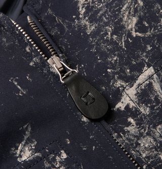Maison Martin Margiela Paint-Splattered Cotton-Twill Bomber Jacket — view 5