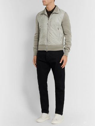 Tom Ford Slim-Fit Merino Wool and Padded Nylon Jacket — view 2