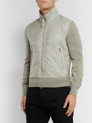 Tom Ford Slim-Fit Merino Wool and Padded Nylon Jacket — view 4