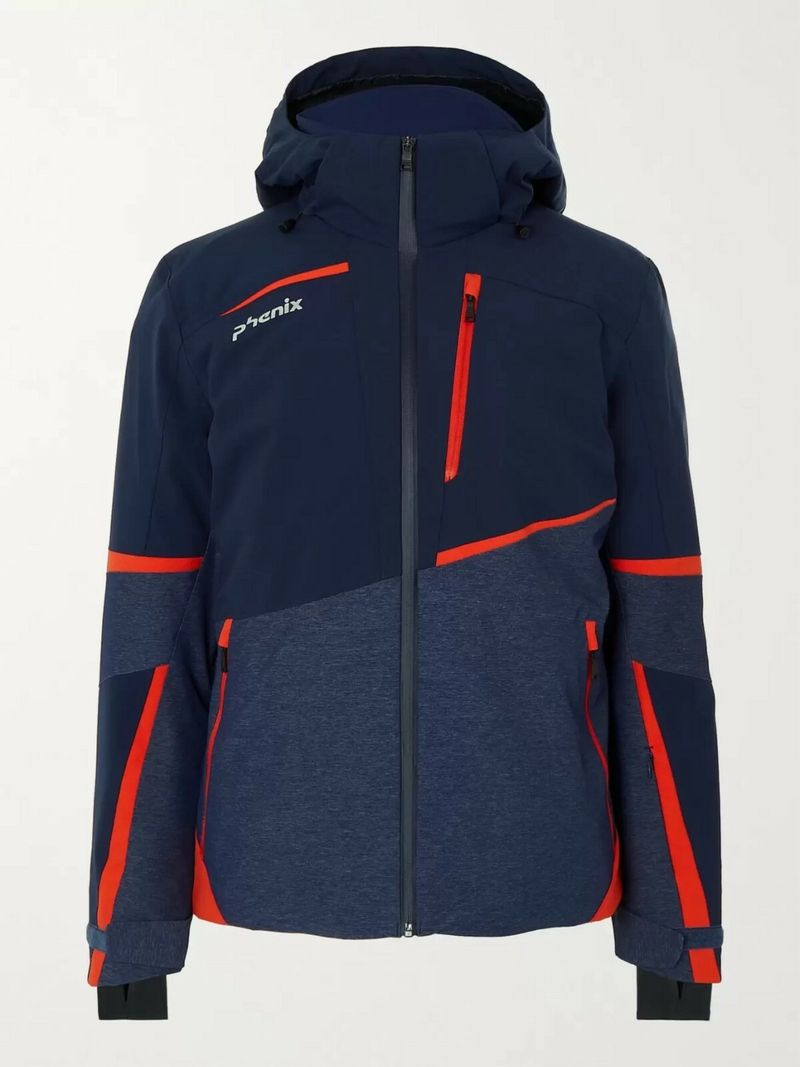 NAVY Gina Hooded Ski Jacket — view 1