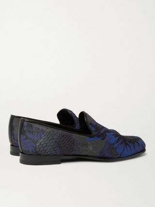 Brioni Jacquard Loafers — view 5