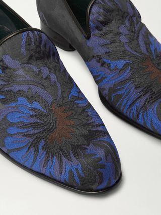 Brioni Jacquard Loafers — view 6