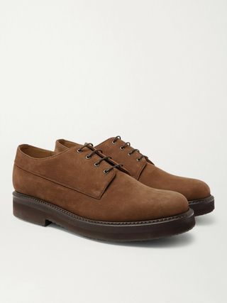 Grenson Hurley Nubuck Derby Shoes — view 4
