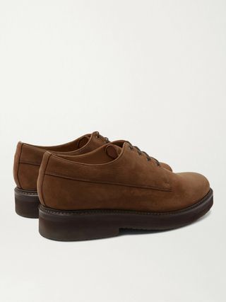 Grenson Hurley Nubuck Derby Shoes — view 5