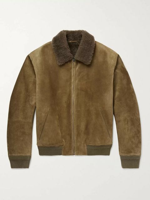 Berluti Shearling Bomber Jacket