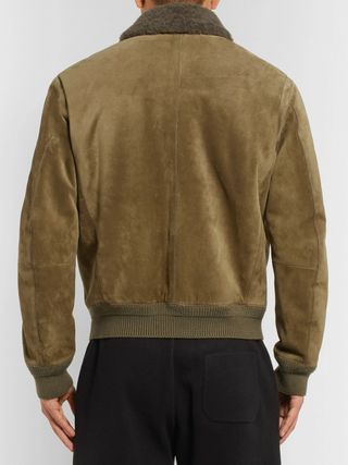 Berluti Shearling Bomber Jacket — view 5