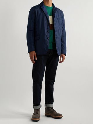Grenson Joseph Cap-Toe Suede Boots — view 3