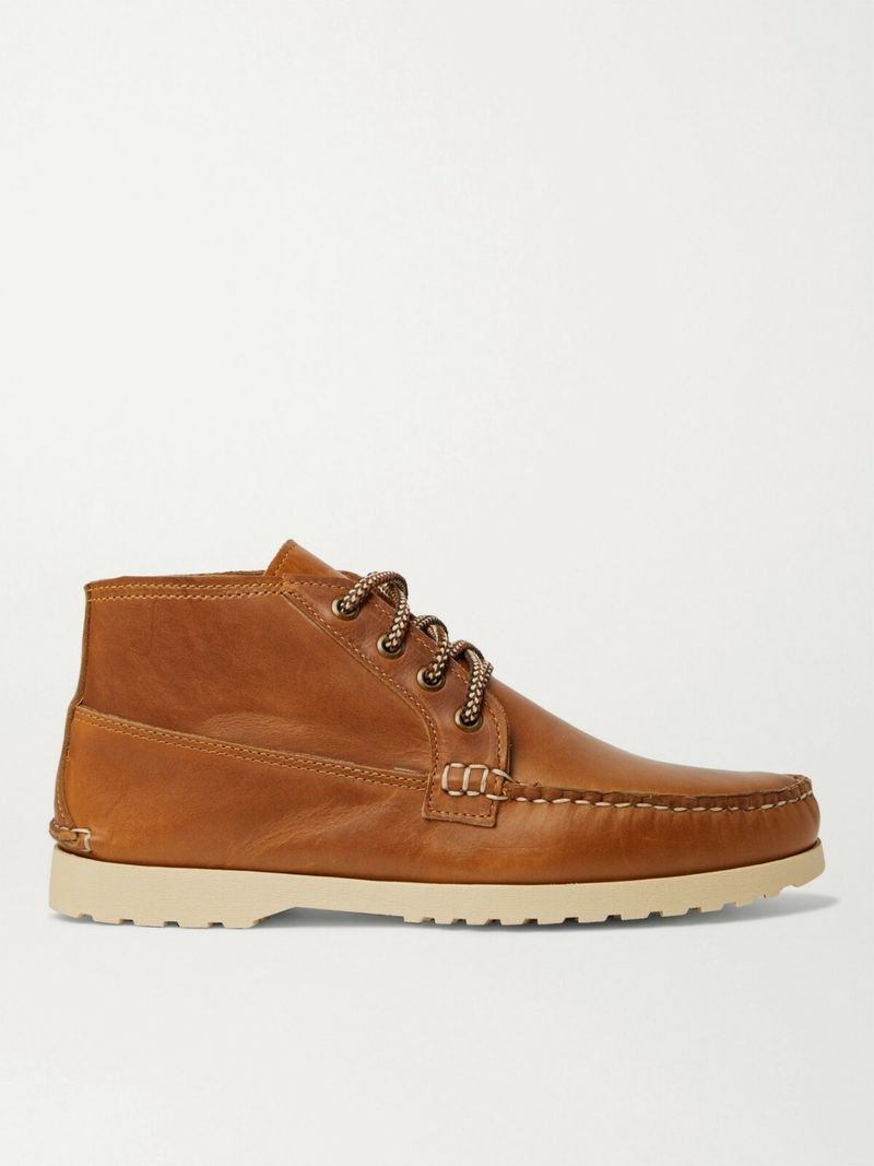 Quoddy Telos Leather Chukka Boots — view 1