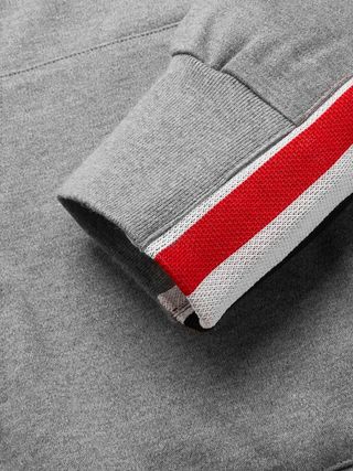 Thom Browne Striped Cotton-Jersey Hoodie — view 3
