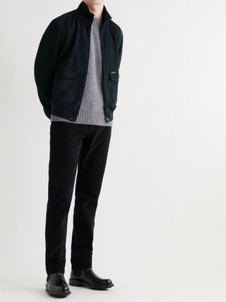 Belstaff Hughes Suede Bomber Jacket — view 2