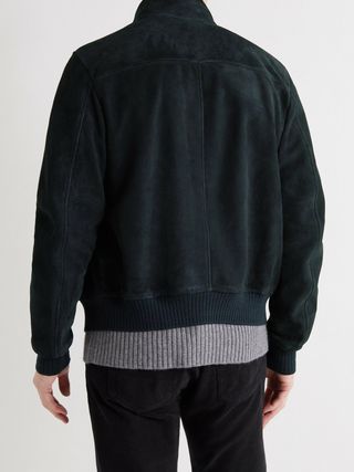 Belstaff Hughes Suede Bomber Jacket — view 4