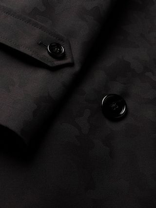 Dolce&Gabbana Camouflage-Jacquard Virgin Wool-Twill Trench Coat — view 3