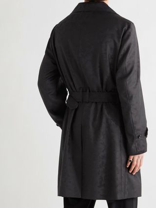 Dolce&Gabbana Camouflage-Jacquard Virgin Wool-Twill Trench Coat — view 4