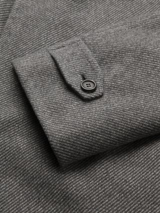 Brioni Grey Milano Cashmere Overcoat Gabardine — view 5