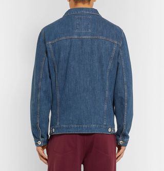 Brunello Cucinelli Stretch-Denim Jacket — view 4